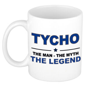 Tycho The man, The myth the legend pensioen cadeau mok/beker 300 ml