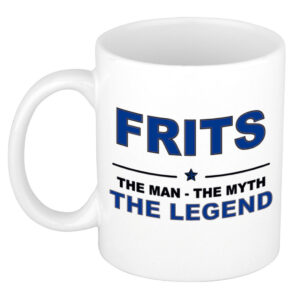 Frits The man, The myth the legend pensioen cadeau mok/beker 300 ml