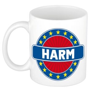 Kado mok voor Harm