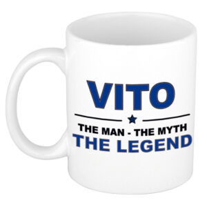 Vito The man, The myth the legend pensioen cadeau mok/beker 300 ml