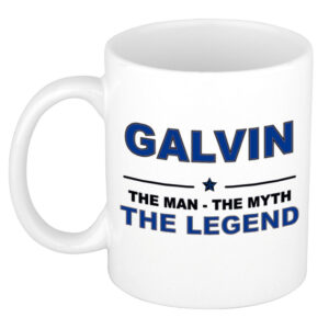Galvin The man, The myth the legend pensioen cadeau mok/beker 300 ml