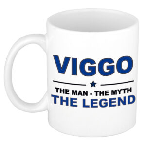 Viggo The man, The myth the legend pensioen cadeau mok/beker 300 ml