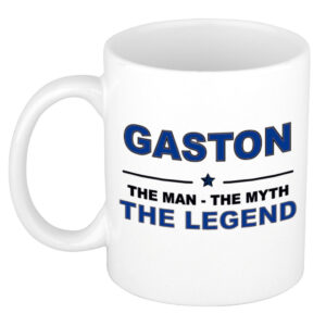 Gaston The man, The myth the legend pensioen cadeau mok/beker 300 ml