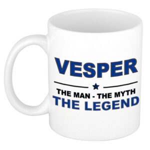 Vesper The man, The myth the legend pensioen cadeau mok/beker 300 ml