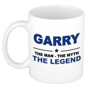 Garry The man, The myth the legend pensioen cadeau mok/beker 300 ml