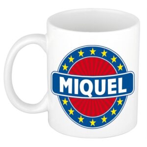 Kado mok voor Miquel
