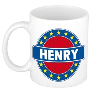 Kado mok voor Henry