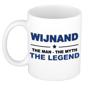 Wijnand The man, The myth the legend pensioen cadeau mok/beker 300 ml