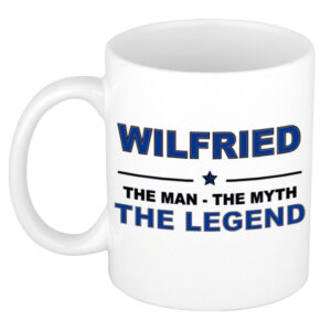 Wilfried The man, The myth the legend pensioen cadeau mok/beker 300 ml