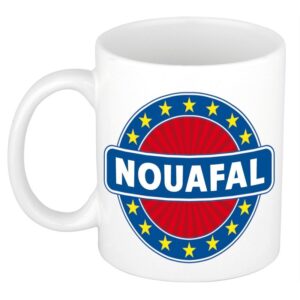 Kado mok voor Naoufal