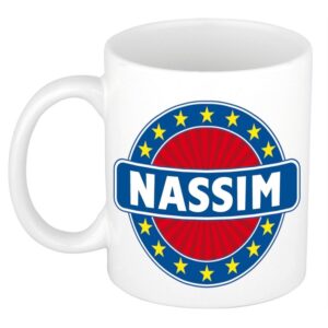 Kado mok voor Nassim