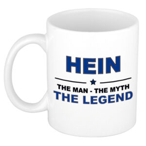 Hein The man, The myth the legend pensioen cadeau mok/beker 300 ml
