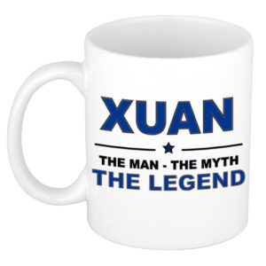 Xuan The man, The myth the legend pensioen cadeau mok/beker 300 ml