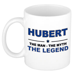 Hubert The man, The myth the legend pensioen cadeau mok/beker 300 ml