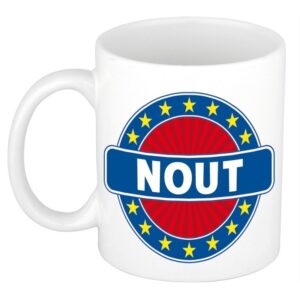 Kado mok voor Nout