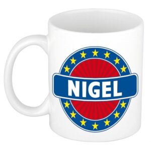 Kado mok voor Nigel