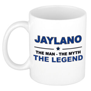 Jaylano The man, The myth the legend pensioen cadeau mok/beker 300 ml