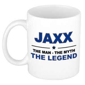 Jaxx The man, The myth the legend pensioen cadeau mok/beker 300 ml
