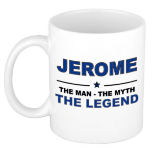 Jerome The man, The myth the legend pensioen cadeau mok/beker 300 ml