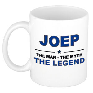 Joep The man, The myth the legend pensioen cadeau mok/beker 300 ml