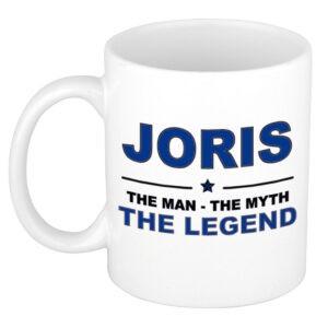 Joris The man, The myth the legend pensioen cadeau mok/beker 300 ml