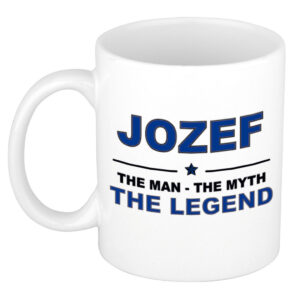 Jozef The man, The myth the legend pensioen cadeau mok/beker 300 ml