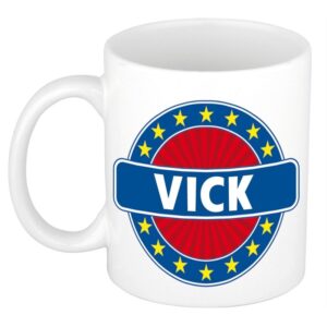 Kado mok voor Vick