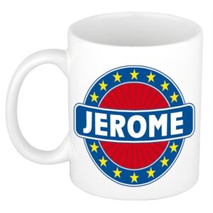 Kado mok voor Jerome