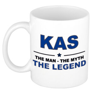 Kas The man, The myth the legend pensioen cadeau mok/beker 300 ml