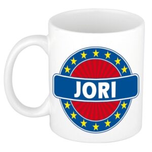Kado mok voor Jori