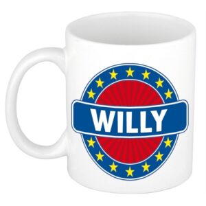 Kado mok voor Willy