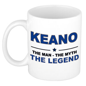 Keano The man, The myth the legend pensioen cadeau mok/beker 300 ml