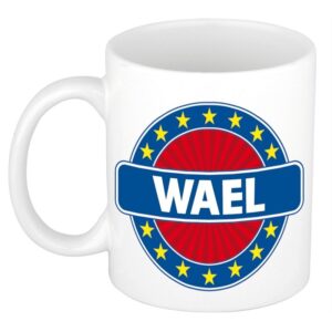 Kado mok voor Wael