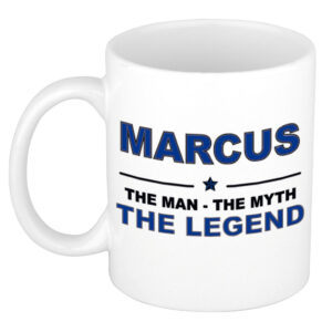 Marcus The man, The myth the legend pensioen cadeau mok/beker 300 ml