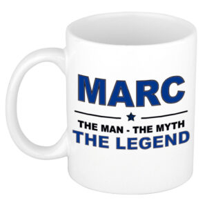 Marc The man, The myth the legend pensioen cadeau mok/beker 300 ml
