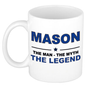 Mason The man, The myth the legend pensioen cadeau mok/beker 300 ml