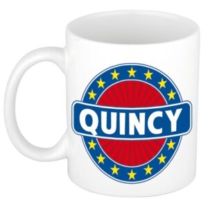 Kado mok voor Quincy