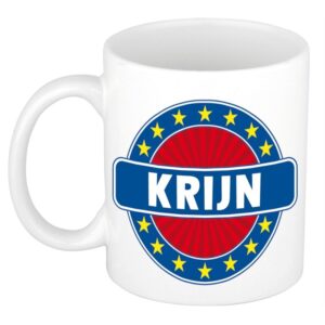 Kado mok voor Krijn