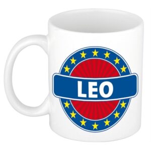 Kado mok voor Leo