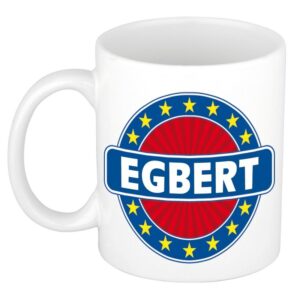 Kado mok voor Egbert