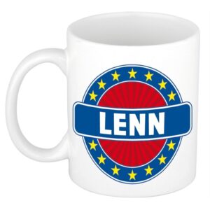 Kado mok voor Lenn