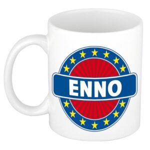 Kado mok voor Enno