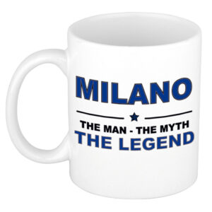 Milano The man, The myth the legend pensioen cadeau mok/beker 300 ml