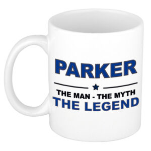 Parker The man, The myth the legend pensioen cadeau mok/beker 300 ml
