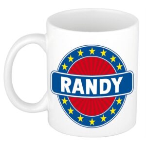 Kado mok voor Randy