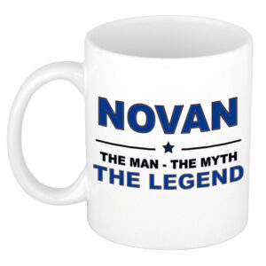 Novan The man, The myth the legend pensioen cadeau mok/beker 300 ml