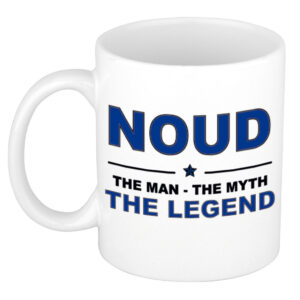 Noud The man, The myth the legend pensioen cadeau mok/beker 300 ml