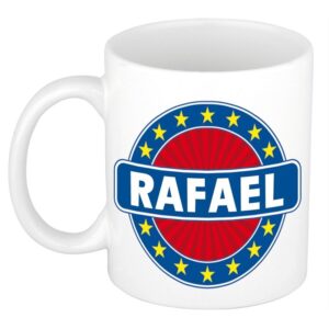 Kado mok voor Rafael