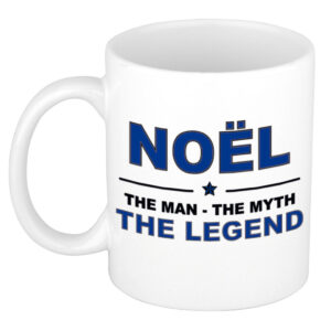 Noel The man, The myth the legend pensioen cadeau mok/beker 300 ml