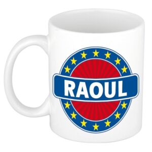 Kado mok voor Raoul